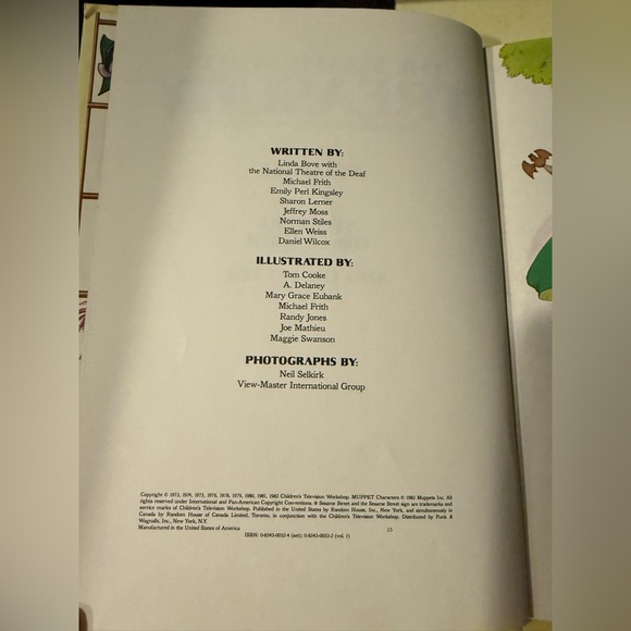 Vintage Sesame Street treasury books 1 2 3 12 15 - Picture 5 of 6